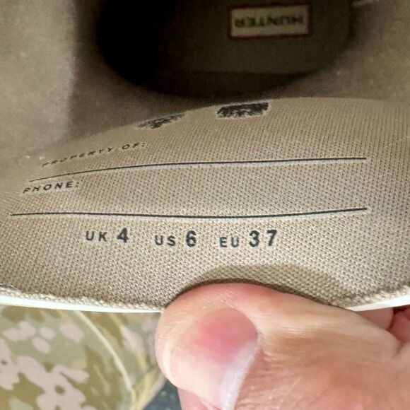 Hunter Women’s Short Flecktarn Camo Rain Boots. Size 6. - Picture 9 of 14